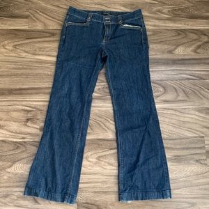 Blue trouser jeans